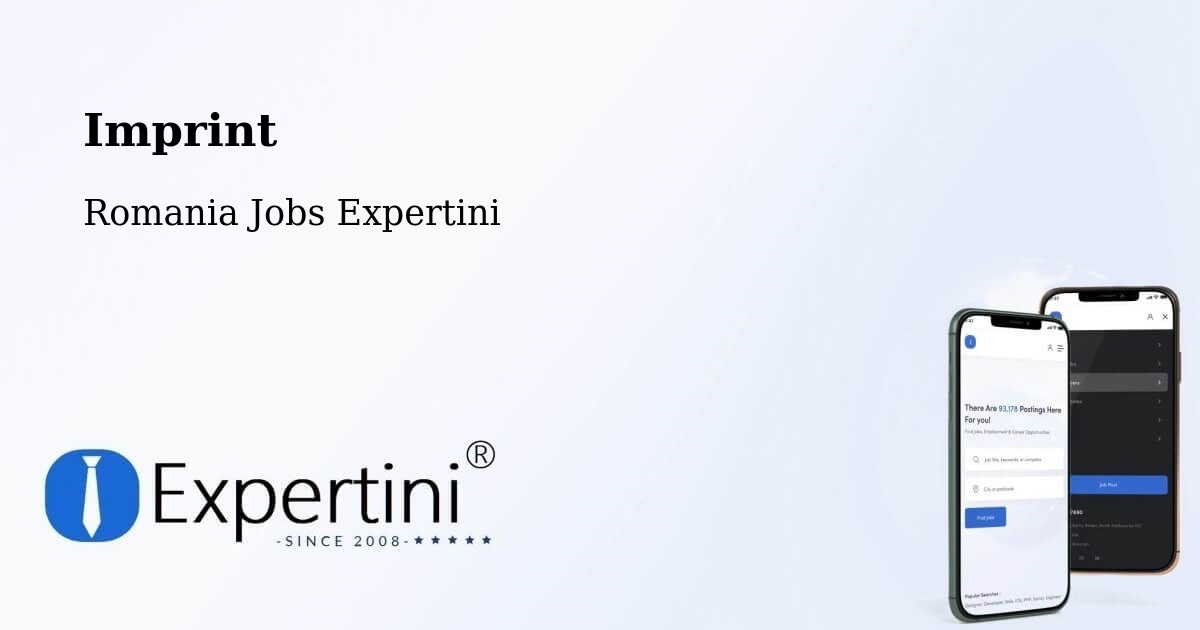 Imprint – Comuna Stănileşti - Romania Jobs Expertini